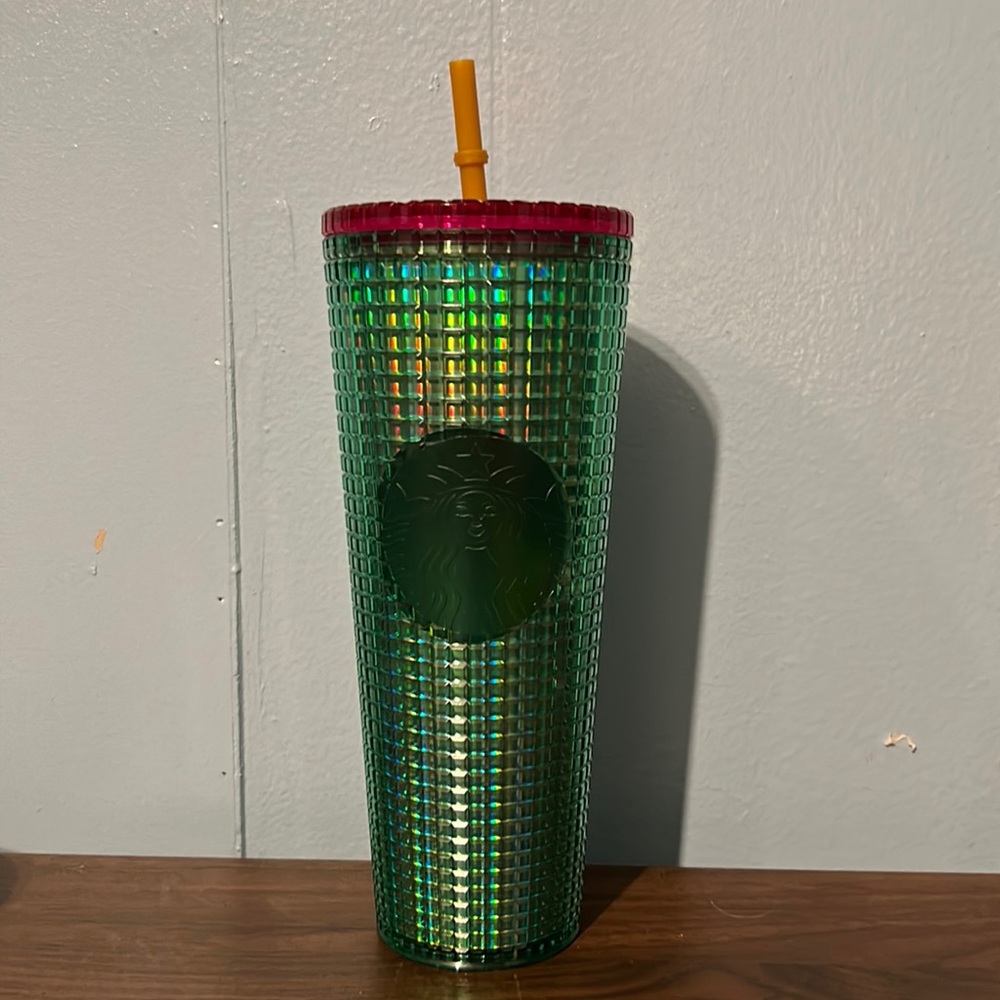 Watermelon Starbucks cup replacement straw